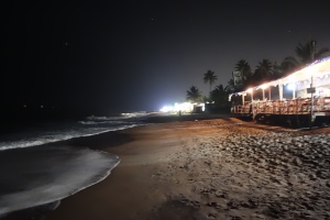 Anjuna Beach by night